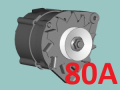 ALTERNATOR 14V 80A