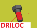 Vite M8X18 con DRILOC per motori kohler KDW993T LDW702 LDW502 E4