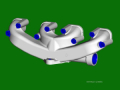 Manifold for kohler engines LDW1404/P