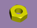 Dado M10X1,5 UNI 5588-8G+ZN.B per motori kohler 11LD626-3