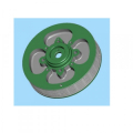 POLY-V ENGINE PULLEY RAT.1:1.6