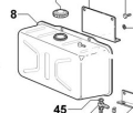 Serbatoio completo di tappo RD180-200 12LD