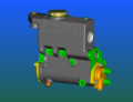 Radiatore per motori kohler LDW702M
