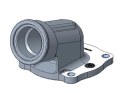 OIL FILLING FLANGE WITH BUSHES ASSEMBLY